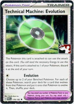 Technical Machine: Evolution (Cosmos Holo) - 178/182 Prize Pack Series - Pokemon - Image 1