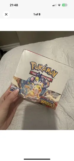 Pokemon Surging Sparks Booster Box Sealed Smal Dents In Corner See Photos - Image 1