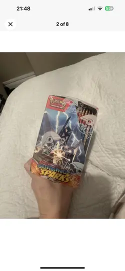 Pokemon Surging Sparks Booster Box Sealed Smal Dents In Corner See Photos - Image 2