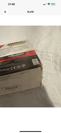 Pokemon Surging Sparks Booster Box Sealed Smal Dents In Corner See Photos - Image 3