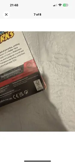 Pokemon Surging Sparks Booster Box Sealed Smal Dents In Corner See Photos - Image 4