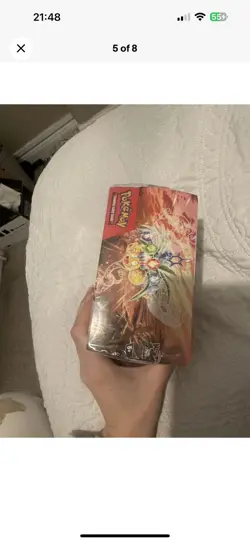 Pokemon Surging Sparks Booster Box Sealed Smal Dents In Corner See Photos - Image 5