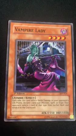 Vampire Lady AST-013 1st Edition Common LP Yugioh - Image 1
