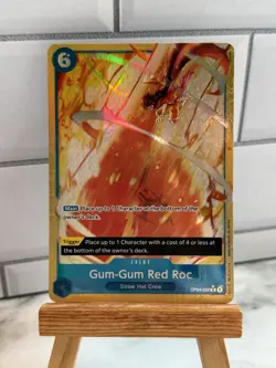 One Piece TCG Gum-Gum Red Roc OP04-056 Alt Art PRB - Image 1