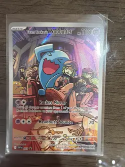Team Rocket's Wobbuffet 203 Sv: Scarlet & Violet Promo Cards Holo - Image 1