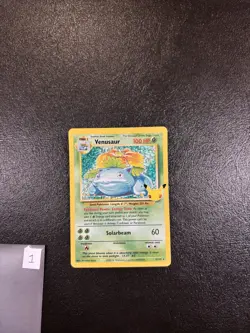 Pokemon TCG Celebrations Venusaur Holo Rare Card #15/102 Classic Collection - Image 1