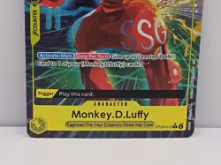 Monkey D Luffy ST29-012 Parallel Starter Deck Promo One Piece Card English - Image 4
