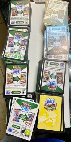 Pokemon Code Cards x800+ Cards - Image 1