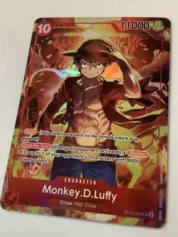 One Piece Monkey D Luffy ST10-006 One Piece Promotion Cards Foil - Image 2