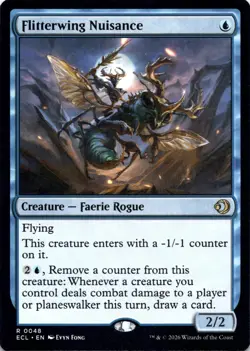 Flitterwing Nuisance Lorwyn Eclipsed Magic MTG NM - Image 1