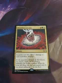 MTG Incandescent Aria Streets of New Capenna 192/281 Regular Rare - Image 1