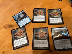 6x MTG Commander rares, mythic, and foils Mixed lot MN to good condition - Image 1