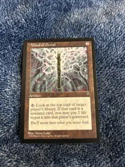 Wand Of Denial Visions Near Mint English - Image 1