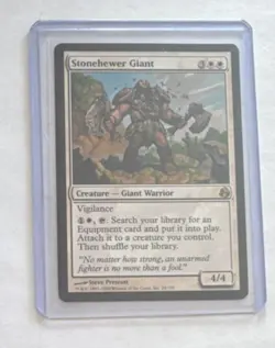 WOTC MtG Morningtide Stonehewer Giant White Rare #24/150 English x1 - Image 1
