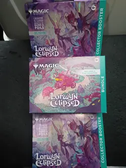 (2) Mtg Lowryn Eclipse Collector Booster Omega Boxes + (1)Bundle Box - Image 1