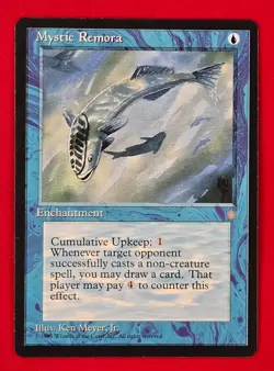 Mystic Remora Ice Age Regular NM MTG Magic The Gathering Ships FAST - Image 1