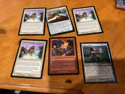 6x MTG Commander rares, mythic, and foils Mixed lot MN to good condition - Image 1