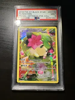 2016 Pokemon Shaymin XY115 XY Mythical Promo Collection MT PSA 9 - Image 1