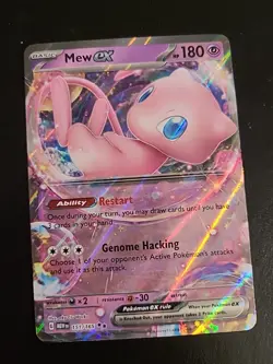 Mew ex 151/165 Pokemon TCG SV: Scarlet & Violet 151 English Double Rare NM - Image 1