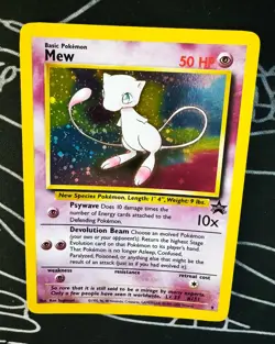 Mew Holo Wizards of the Coast Black Star Promo #9 Pokemon League 2000 - Image 1