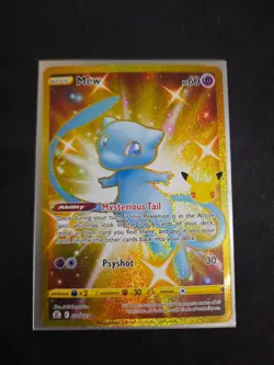 Pokemon 2021 TCG Celebrations Mew Gold Holo Card 025/025 Secret Rare - Image 3