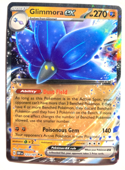 Pokemon Glimmora EX + FREE extra Rare card! - Image 1