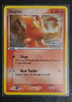 Slugma (77/109) - Team Rocket Returns, Rare Stamped Holo, 2004 Pokemon Card - Image 1