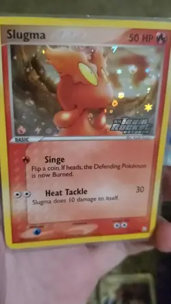 Slugma (77/109) - Team Rocket Returns, Rare Stamped Holo, 2004 Pokemon Card - Image 2