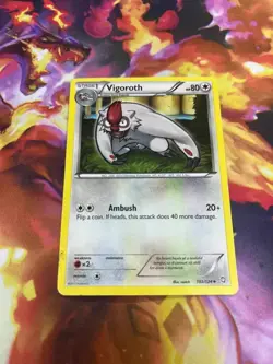 Vigoroth 102/124 Dragons Exalted Regular HP-Heavily Played Pokemon TCG - Image 1