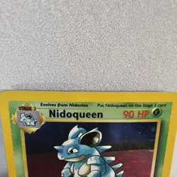 Pokemon 1st Edition Nidoqueen Holo 7/64 Jungle 1999 [Near Mint-Lightly Played] - Image 2