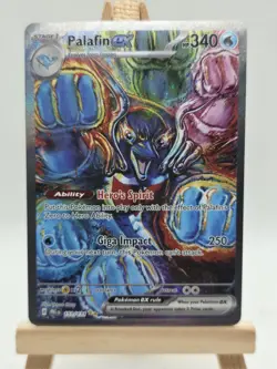 Palafin ex 151/131 Pokemon Prismatic Evolutions Special Illustration Rare - Image 1