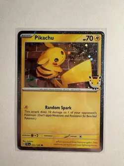 Pikachu 051 /162 Stamped 2026 Pokemon Day 30 Promo TCG - NM - Image 1