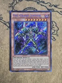 Yugioh The Grand Jupiter DRL3-EN008 1st Edition Secret Rare NM - Image 1