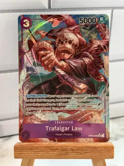 Trafalgar Law Alternate Art OP05-069 Awakening of the New Era One Piece English - Image 1