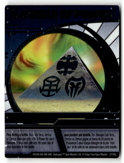 Bakugan Card - Triangle of Power - Chrome - Battle Brawlers - Image 1