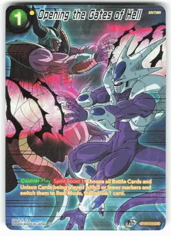 Opening the Gates of Hell BT14-116 SPR Dragon Ball Super Card - Image 1