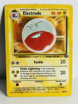 Electrode 18/64 Jungle Set Non-Holo Rare Pokemon Card Mitsuhiro Arita - Image 1