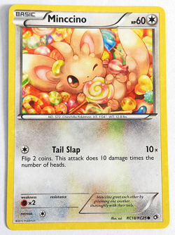 POKEMON MINCCINO RC18/RC25 RADIANT CARD LEGENDARY TREASURES 2013 POKEMON MP - Image 1