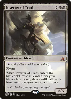Inverter of Truth Oath of the Gatewatch HEAVILY PLD Mythic Rare CARD ABUGames - Image 1