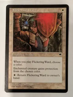 Flickering Ward - Tempest - Magic the Gathering MTG Nice! - Image 1
