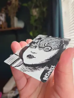 MTG Hand Painted Alter Uzumaki Junji Sol Ring by BrinnieMakes Magic the Gatherin - Image 4