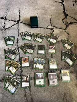 Magic The Gathering MTG Bundle Green & Black Deck Collection (See Pictures) 2014 - Image 1