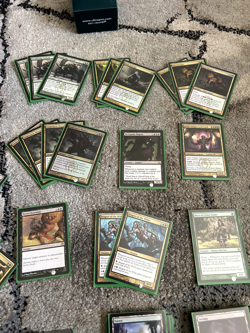 Magic The Gathering MTG Bundle Green & Black Deck Collection (See Pictures) 2014 - Image 2