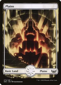 1x Plains (#272) - Foil NM Eng MTG - Streets of New Capenna - Image 1