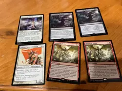 6x MTG Commander rares, mythic, and foils Mixed lot MN to good condition - Image 1