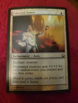 Ethereal Armor LP* FOIL Return To Ravnica ENGLISH 9/274 mtg -UnltdCards - Image 1