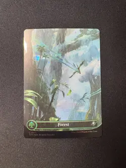 2025 MTG Edge Of Eternities Forest Borderless Galaxy Foil #371 - Image 1