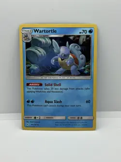 2019 Pokemon Sun & Moon Unbroken Bonds Holo Wartortle #34/214 - Image 1