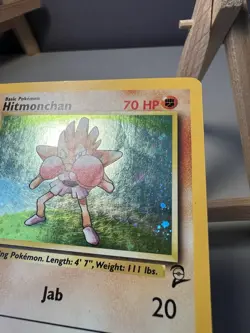 Pokemon TCG Hitmonchan Base Set 2 Holo Unlimited Rare Card 8/130 HP - Image 5