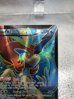 Keldeo EX Full Art Boundaries Crossed 142/149 Holo LP English Pokemon - Image 4